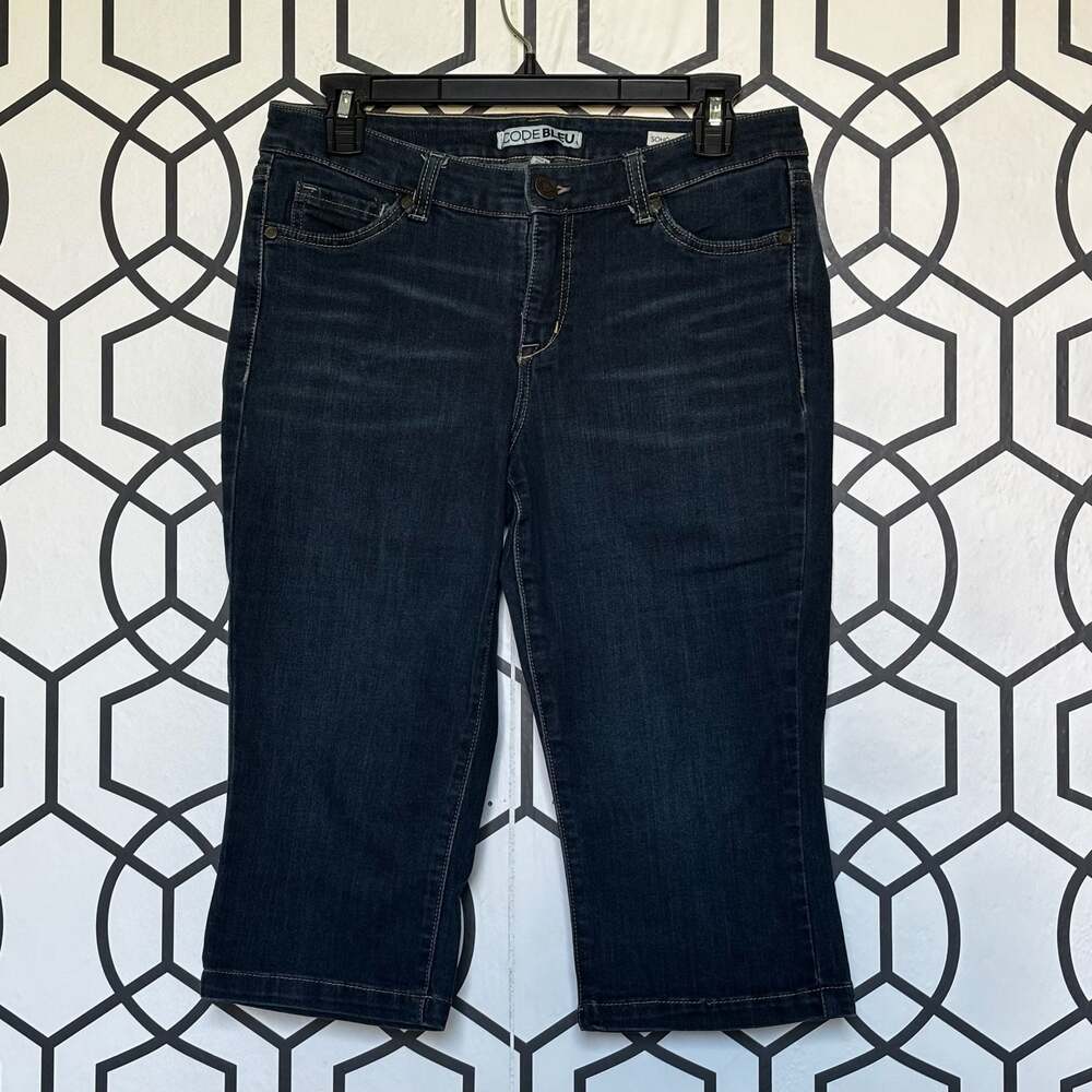 Code Bleu Soho Skimmer Denim Capri Pants Women's Size 6